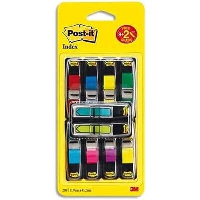 Post-it "Index Mini Promotion" Självhäftande Remsor, Flerfärgad, 8 x 35 Stycken Post-it "Index Mini Promotion" Självhäftande Remsor, Flerfärgad, 8 x 35 Stycken