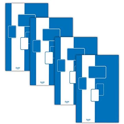 Bantex Anteckningsblock/anteckningsbok/brevblock A4, rutig, 100 ark -budget, 4 stycken Bantex Anteckningsblock/anteckningsbok/brevblock A4, rutig, 100 ark -budget, 4 stycken