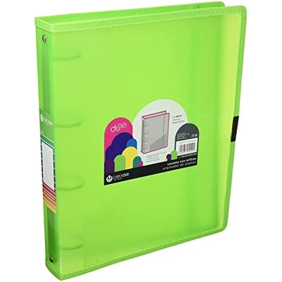 CARCHIVO IDEAS PRACTICAS Carchivo 12371451-4 ringar och gummi mapp 40 mm CARCHIVO IDEAS PRACTICAS Carchivo 12371451-4 ringar och gummi mapp 40 mm