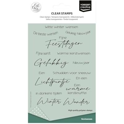 Creative Silikonstämpel 17 Transparenta Stämplar med Nederländska jultexter För Pyssel, Korttillverkning och Scrapbooking & Jouraling Lämpligt för Stämpelhjälpmedel eller Stämpelblock Creative Silikonstämpel 17 Transparenta Stämplar med Nederländska jultexter För Pyssel, Korttillverkning och Scrapbooking & Jouraling Lämpligt för Stämpelhjälpmedel eller Stämpelblock