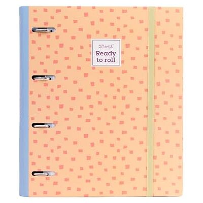 Mr. Wonderful Pärm med ringar och folios igelkott redo att rulla – skolarkivskåp med 120 kvadratiska ark Mr. Wonderful Pärm med ringar och folios igelkott redo att rulla – skolarkivskåp med 120 kvadratiska ark
