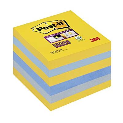 Post-it Notes 76 x 76 mm superklibbiga anteckningar, Miami färgkollektion Enda 76X76MM New York Colours Post-it Notes 76 x 76 mm superklibbiga anteckningar, Miami färgkollektion Enda 76X76MM New York Colours