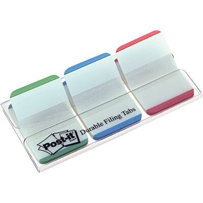 Post-it 686L-GBR Index Strong (3 x 22 självhäftande remsor, 25,4 x 38 mm) blå/grön/röd Post-it 686L-GBR Index Strong (3 x 22 självhäftande remsor, 25,4 x 38 mm) blå/grön/röd