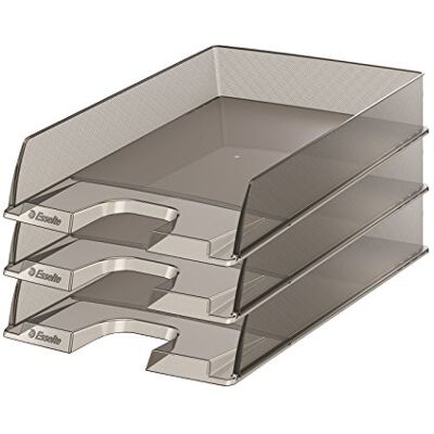 Esselte Europost-brevlåda, transparent, 10 stycken, grå transparent, 623604 Esselte Europost-brevlåda, transparent, 10 stycken, grå transparent, 623604