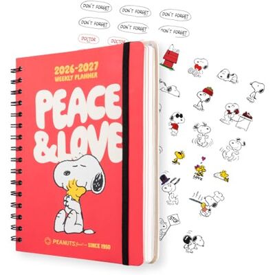 Grupo Erik A5 Academic Diary 2026-2027 Week to View Snoopy Gifts for Dog Lovers Back to School Planner 2026-2027, Mid Year Diary 2026 2027, A5 Weekly Planner Snoopy Stationery, Dog Stationery Grupo Erik A5 Academic Diary 2026-2027 Week to View Snoopy Gifts for Dog Lovers Back to School Planner 2026-2027, Mid Year Diary 2026 2027, A5 Weekly Planner Snoopy Stationery, Dog Stationery