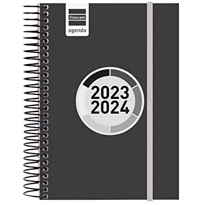Finocam Agenda Espir Label 2023 2024 1 Dag Sida september 2023 augusti 2024 (12 månader) Svart Spanska Finocam Agenda Espir Label 2023 2024 1 Dag Sida september 2023 augusti 2024 (12 månader) Svart Spanska