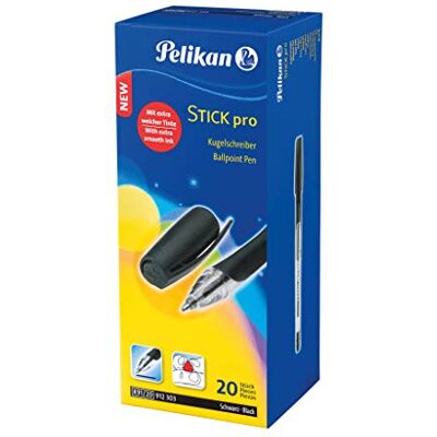 Pelikan kulspetspinne, per 1 låda, 20 stycken svart Pelikan kulspetspinne, per 1 låda, 20 stycken svart