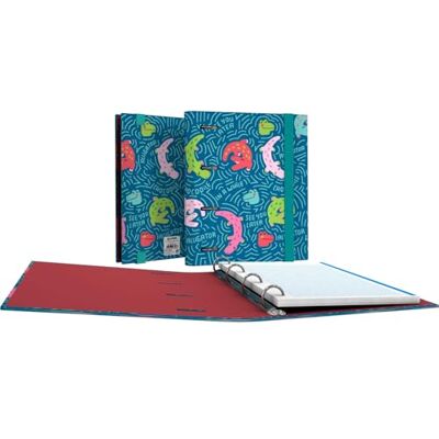 Grafoplás Grafoplas arkivskåp med 4 ringar a5, Elena Corredoira Alligator, inklusive fyrkantsbyte 5 x 5 kant 90 g, avdelare och kuvert, runda ringar 25 mm, ergonomisk böjd rygg Grafoplás Grafoplas arkivskåp med 4 ringar a5, Elena Corredoira Alligator, inklusive fyrkantsbyte 5 x 5 kant 90 g, avdelare och kuvert, runda ringar 25 mm, ergonomisk böjd rygg