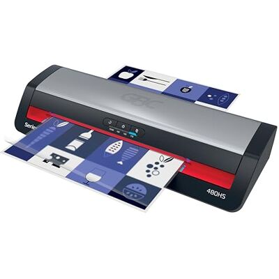 GBC 480HS Home Office A3 Lamineringsmaskin – HighSpeed, snabb uppvärmning på 1 min, 75–175 mikron, anti-jam, auto standby, inkl. 5x A4 lamineringsfickor, svart/röd, 4410072EU GBC 480HS Home Office A3 Lamineringsmaskin – HighSpeed, snabb uppvärmning på 1 min, 75–175 mikron, anti-jam, auto standby, inkl. 5x A4 lamineringsfickor, svart/röd, 4410072EU