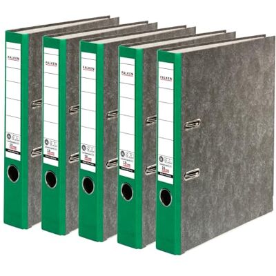 FALKEN Original 5-pack återvinningsmapp molnmarmor. Tillverkat i Tyskland. 5 cm smal DIN A4 grön rygg ringpärm mapp brevmapp kontorsmapp kartongmapp CO2-neutral blå ängel FALKEN Original 5-pack återvinningsmapp molnmarmor. Tillverkat i Tyskland. 5 cm smal DIN A4 grön rygg ringpärm mapp brevmapp kontorsmapp kartongmapp CO2-neutral blå ängel