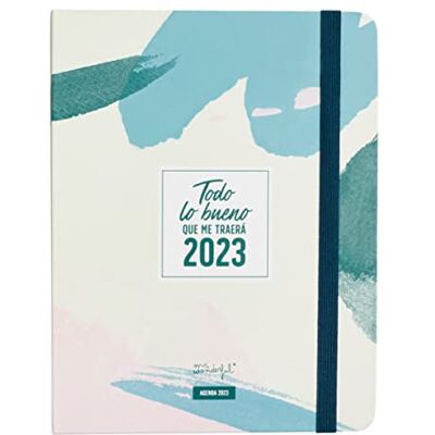 Mr. Wonderful Årlig agenda Office 2023 Veckovis Allt bra det kommer att ge mig 2023, beige, WOA2212297ESZ0 Mr. Wonderful Årlig agenda Office 2023 Veckovis Allt bra det kommer att ge mig 2023, beige, WOA2212297ESZ0