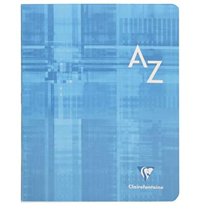 Clairefontaine – ref 3748C – häftbunden indexerad bok (48 ark) – 17 x 22 cm i storlek, Séyès linjer, 90 gsm borstat velumpapper – blandade färger (paket med 5) Clairefontaine – ref 3748C – häftbunden indexerad bok (48 ark) – 17 x 22 cm i storlek, Séyès linjer, 90 gsm borstat velumpapper – blandade färger (paket med 5)