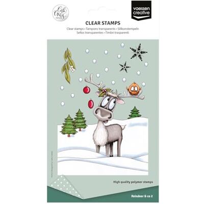 Creative Silikonstämpel 14 Transparenta Stämplar med Renar och juldekorationer För Pyssel, Korttillverkning och Scrapbooking & Jouraling Lämpligt för Stämpelhjälpmedel eller Stämpelblock Creative Silikonstämpel 14 Transparenta Stämplar med Renar och juldekorationer För Pyssel, Korttillverkning och Scrapbooking & Jouraling Lämpligt för Stämpelhjälpmedel eller Stämpelblock