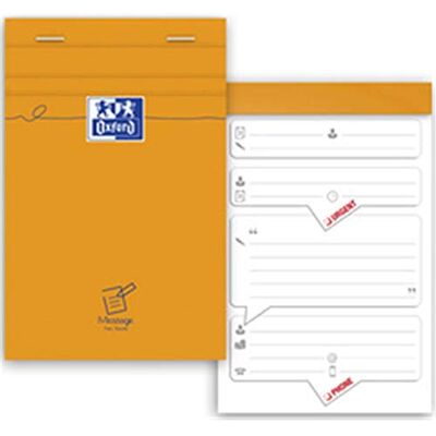 Oxford 100106293 anteckningsblock A4, 50 ark, träfri, rutig Oxford 100106293 anteckningsblock A4, 50 ark, träfri, rutig
