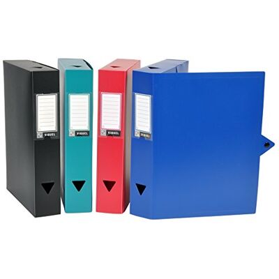 Viquel polypropylen 100 mm ryggrad på 097719-49 klass dokument paket med 4 blandade färger Viquel polypropylen 100 mm ryggrad på 097719-49 klass dokument paket med 4 blandade färger
