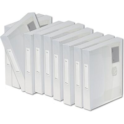 Rexel Ice A4 Plus dokumentlåda filer, 25 mm – paket med 10, vit Rexel Ice A4 Plus dokumentlåda filer, 25 mm – paket med 10, vit