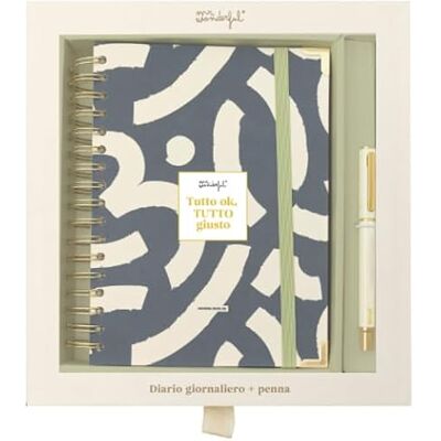 Mr. Wonderful Mr.Wonderful Office School Journal-set 2025-26 dagligen + penna OK, allt rättvist Mr. Wonderful Mr.Wonderful Office School Journal-set 2025-26 dagligen + penna OK, allt rättvist