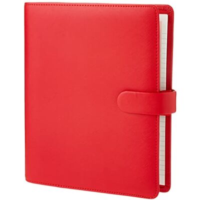 Filofax A5 Saffiano Organiser Poppy Filofax A5 Saffiano Organiser Poppy