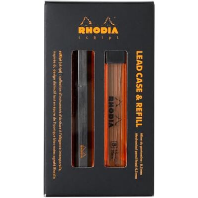 Rhodia 9358C scRipt étui & recharges noir Rhodia 9358C scRipt étui & recharges noir