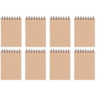 OFFICER PRODUCTS Journal spiral-anteckningsblock liten/A6 linjerat kraftskydd/8-pack/80 ark per block/mini anteckningsbok/spiralblock collegeblock/med spiralbindning/skolblock skrivblock OFFICER PRODUCTS Journal spiral-anteckningsblock liten/A6 linjerat kraftskydd/8-pack/80 ark per block/mini anteckningsbok/spiralblock collegeblock/med spiralbindning/skolblock skrivblock