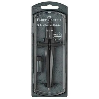 Faber-Castell svart kompass (5 st) Faber-Castell svart kompass (5 st)