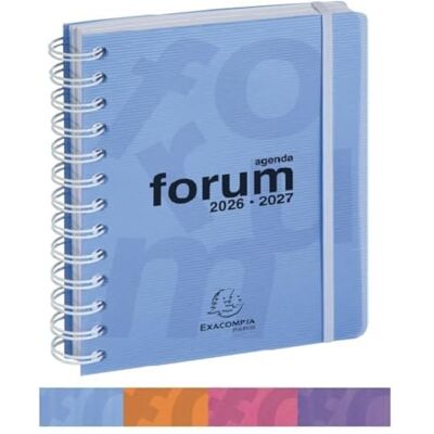 Exacompta 18417E Linicolor Forum Agenda 12 x 17 cm Daglig augusti 2025 till juli 2026 slumpmässig färg Exacompta 18417E Linicolor Forum Agenda 12 x 17 cm Daglig augusti 2025 till juli 2026 slumpmässig färg