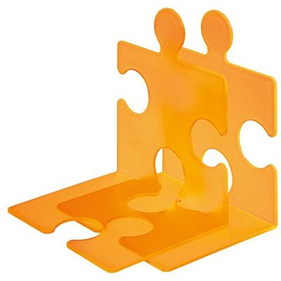 HAN 9212-61, CD-ställ/bokstöd pussel. Modern, innovativ och mycket stabil. Slumpmässig sammanlänkning. Set med 2, genomskinlig orange HAN 9212-61, CD-ställ/bokstöd pussel. Modern, innovativ och mycket stabil. Slumpmässig sammanlänkning. Set med 2, genomskinlig orange