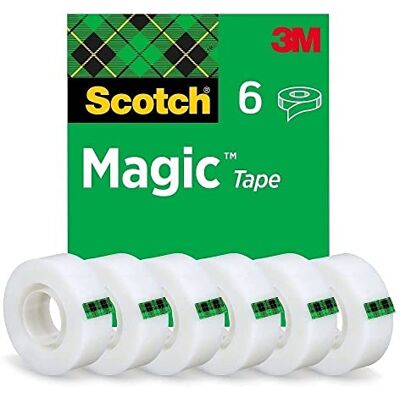 Scotch Magic 81933-6S Tejp, Genomskinlig, 6 st Scotch Magic 81933-6S Tejp, Genomskinlig, 6 st