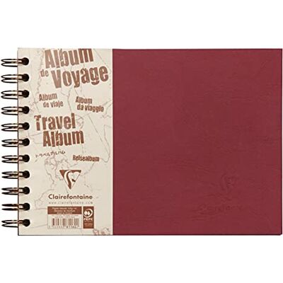 Clairefontaine 781061C resealbum, A4 quer Age Bag, linjerad, 40 blad Resealbum A5 liniert röd Clairefontaine 781061C resealbum, A4 quer Age Bag, linjerad, 40 blad Resealbum A5 liniert röd