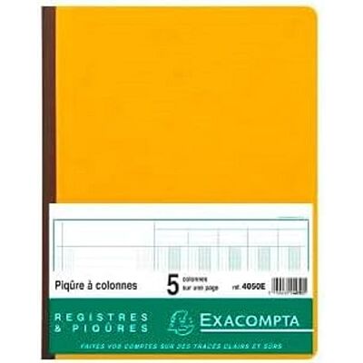 Exacompta Piqre ?kolonner, 5 kolonner, 31 lignes VE = 1 Exacompta Piqre ?kolonner, 5 kolonner, 31 lignes VE = 1