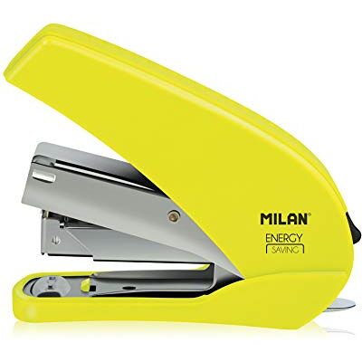 MILAN 191071Y – häftapparat, fluorescerande gul, enkel MILAN 191071Y – häftapparat, fluorescerande gul, enkel