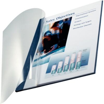 Leitz 74150035 bokstapp ImpressBIND, Soft Cover, A4, 14 mm, 10 styck, blå Leitz 74150035 bokstapp ImpressBIND, Soft Cover, A4, 14 mm, 10 styck, blå