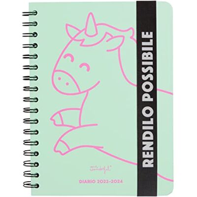 Mr. Wonderful Mr.Wonderful Teen School Journal 2023-2024 Mint Weekly Gör det möjligt Mr. Wonderful Mr.Wonderful Teen School Journal 2023-2024 Mint Weekly Gör det möjligt