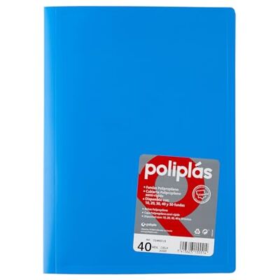 Grafoplás Grafoplas I Plastfodral I 40 Transparent Fodral I Storlek Din A4 Himmelsblå I Serie Polypler Opak I Tillverkad i Spanien I Flexibla Kepsar I Stor Förvaringskapacitet Grafoplás Grafoplas I Plastfodral I 40 Transparent Fodral I Storlek Din A4 Himmelsblå I Serie Polypler Opak I Tillverkad i Spanien I Flexibla Kepsar I Stor Förvaringskapacitet