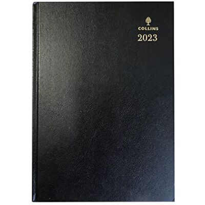 Collins Skrivbordsdagbok A4 veckovy svart 2023 Collins Skrivbordsdagbok A4 veckovy svart 2023