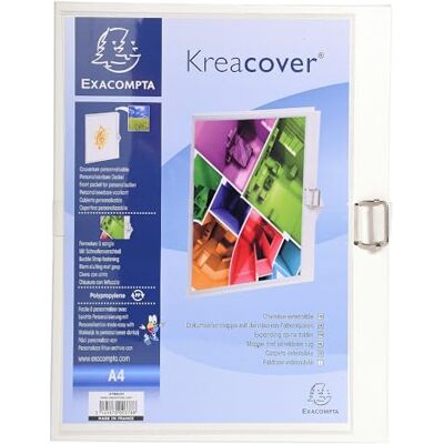 Exacompta 37802h – mapp med utbyggbar ryggrad, vit Exacompta 37802h – mapp med utbyggbar ryggrad, vit