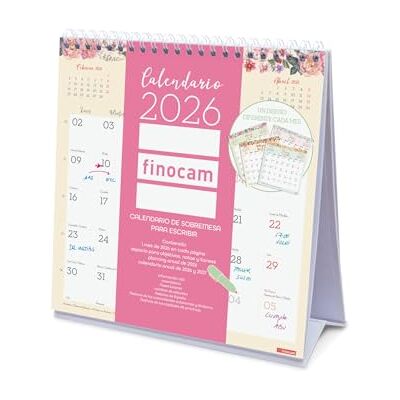 Finocam Skrivbordskalender för att skriva 2026 månadsvy januari december (12 månader) Kalender 2026 för anteckningar Månadsplanerare Design Finocam Skrivbordskalender för att skriva 2026 månadsvy januari december (12 månader) Kalender 2026 för anteckningar Månadsplanerare Design