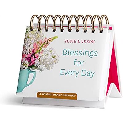 DaySpring Flip Kalender, Susie Larson, Välsignelse för varje dag, Vit, 49911 DaySpring Flip Kalender, Susie Larson, Välsignelse för varje dag, Vit, 49911