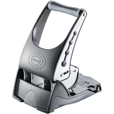 Maped Easy Heavy Duty Two Hole Punch (65 ark) – grå/svart Maped Easy Heavy Duty Two Hole Punch (65 ark) – grå/svart