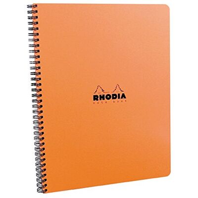 Rhodia 193418C Mötesbok (med spiralbindning, 14,8 x 21 cm, 80 ark) 1 st orange Rhodia 193418C Mötesbok (med spiralbindning, 14,8 x 21 cm, 80 ark) 1 st orange