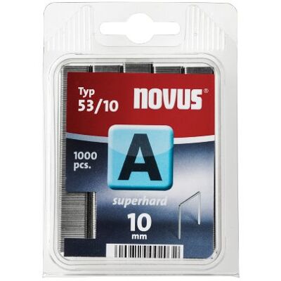 Novus 042-0357 Häftklammer, Röd, 10 mm, Paket med 1000 Novus 042-0357 Häftklammer, Röd, 10 mm, Paket med 1000