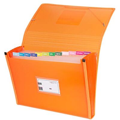 Grafoplás 02963052-carpeta underdelning, Foolscap, Orange Grafoplás 02963052-carpeta underdelning, Foolscap, Orange