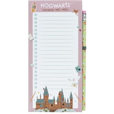 Grupo Erik Harry Potter Magnetic Notepad For Fridge, Magnetic Shopping List Pad For Fridge 4 x 8 inches 10 x 21 cm Harry Potter Gifts, Harry Potter Merchandise, Harry Potter Stationery Grupo Erik Harry Potter Magnetic Notepad For Fridge, Magnetic Shopping List Pad For Fridge 4 x 8 inches 10 x 21 cm Harry Potter Gifts, Harry Potter Merchandise, Harry Potter Stationery