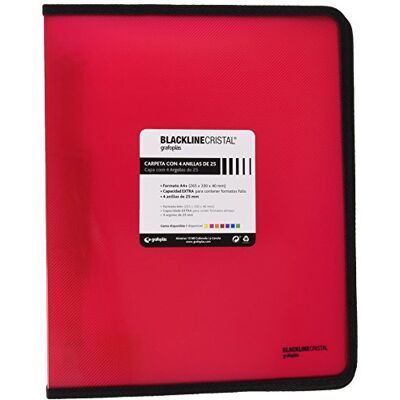 Grafoplás grafoplas 30120554 – mapp med ringar, fuchsia, A4 + Grafoplás grafoplas 30120554 – mapp med ringar, fuchsia, A4 +