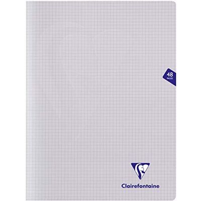 Clairefontaine 393312C en uppsättning med 10 färglösa Mimesys häftade anteckningsböcker 24 x 32 cm 48 små rutor 90 g vitt papper polyprofilt Clairefontaine 393312C en uppsättning med 10 färglösa Mimesys häftade anteckningsböcker 24 x 32 cm 48 små rutor 90 g vitt papper polyprofilt