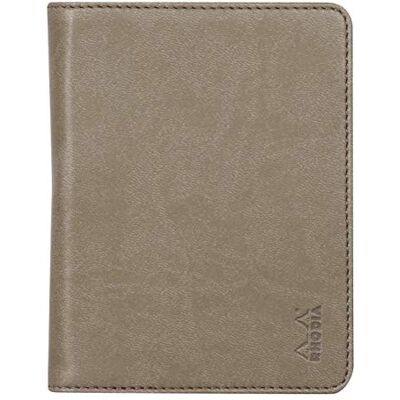 Rhodia 212002C – rama No. 12 Taupe Urklipp och dokumenthållare häfte – för anteckningsblock eller B7-format anteckningsböcker (8,5 x 12 cm) – premium italienskt fuskläder – rama Collection Rhodia 212002C – rama No. 12 Taupe Urklipp och dokumenthållare häfte – för anteckningsblock eller B7-format anteckningsböcker (8,5 x 12 cm) – premium italienskt fuskläder – rama Collection