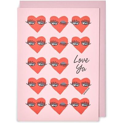 Kindred X Kendra Dandy Love Ya Hearts Alla hjärtans dag-kort Kindred X Kendra Dandy Love Ya Hearts Alla hjärtans dag-kort