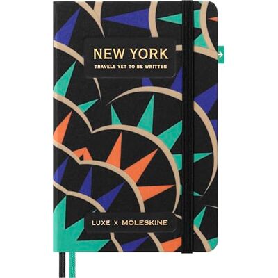 Moleskine LUXE x New York City reseguide anteckningsbok, ficka (3,5 tum x 5,5 tum), 112 sidor Moleskine LUXE x New York City reseguide anteckningsbok, ficka (3,5 tum x 5,5 tum), 112 sidor