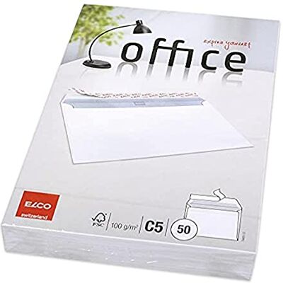 Elco Office Pack med 50 kuvert C5 162 x 229 mm vit Elco Office Pack med 50 kuvert C5 162 x 229 mm vit
