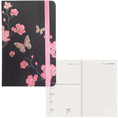 Idena 11063 – möteskalender 2024, 90 x 140 mm, blommor, 176 sidor, 1 vecka på 1 sida, agenda, veckoplanerare Idena 11063 – möteskalender 2024, 90 x 140 mm, blommor, 176 sidor, 1 vecka på 1 sida, agenda, veckoplanerare